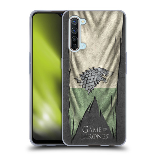 HBO Game of Thrones Sigil Flags Stark Soft Gel Case for OPPO Find X2 Lite 5G