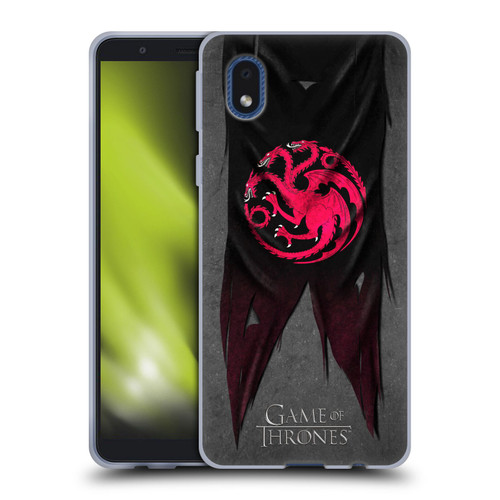 HBO Game of Thrones Sigil Flags Targaryen Soft Gel Case for Samsung Galaxy A01 Core (2020)