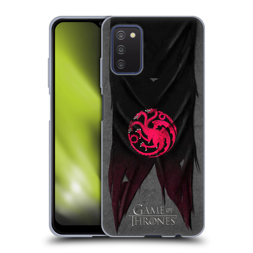 HBO Game of Thrones Sigil Flags Targaryen Soft Gel Case for Samsung Galaxy A03s (2021)
