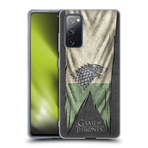 HBO Game of Thrones Sigil Flags Stark Soft Gel Case for Samsung Galaxy S20 FE / 5G