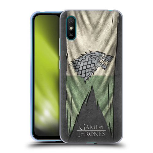 HBO Game of Thrones Sigil Flags Stark Soft Gel Case for Xiaomi Redmi 9A / Redmi 9AT