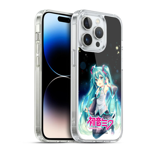 Hatsune Miku Graphics Night Sky Soft Gel Case for Apple iPhone 14 Pro & MagSafe