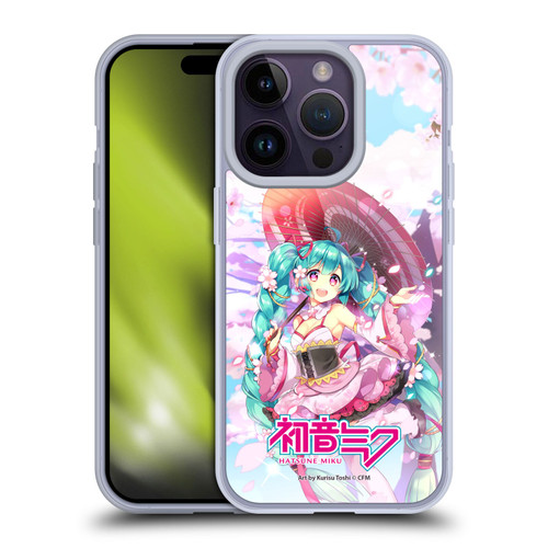 Hatsune Miku Graphics Sakura Soft Gel Case for Apple iPhone 14 Pro & MagSafe
