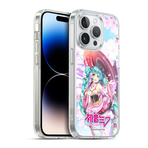 Hatsune Miku Graphics Sakura Soft Gel Case for Apple iPhone 14 Pro & MagSafe