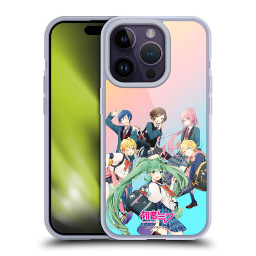 Hatsune Miku Virtual Singers High School Soft Gel Case for Apple iPhone 14 Pro