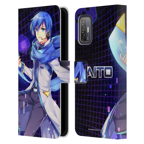 Hatsune Miku Characters Kaito Leather Book Wallet Case Cover For HTC Desire 21 Pro 5G