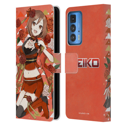 Hatsune Miku Characters Meiko Leather Book Wallet Case Cover For Motorola Edge 20 Pro