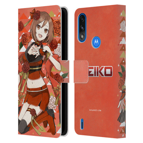 Hatsune Miku Characters Meiko Leather Book Wallet Case Cover For Motorola Moto E7 Power / Moto E7i Power