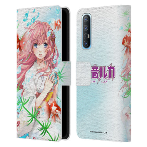 Hatsune Miku Characters Megurine Luka Leather Book Wallet Case Cover For OPPO Find X2 Neo 5G