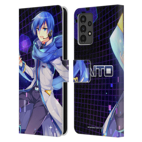 Hatsune Miku Characters Kaito Leather Book Wallet Case Cover For Samsung Galaxy A13 (2022)