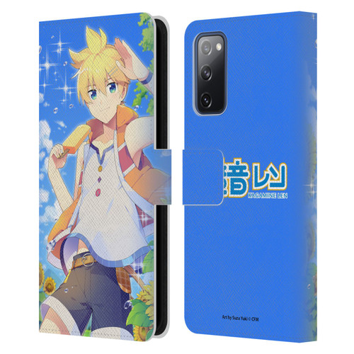 Hatsune Miku Characters Kagamine Len Leather Book Wallet Case Cover For Samsung Galaxy S20 FE / 5G