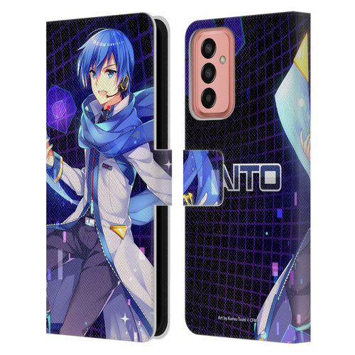 Hatsune Miku Characters Kaito Leather Book Wallet Case Cover For Samsung Galaxy M13 (2022)