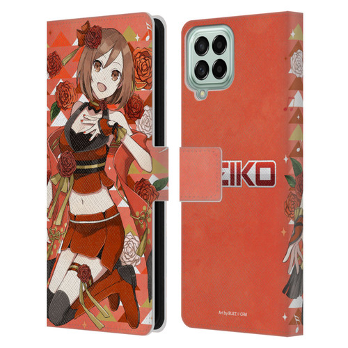 Hatsune Miku Characters Meiko Leather Book Wallet Case Cover For Samsung Galaxy M33 (2022)