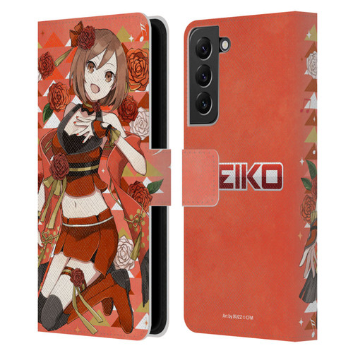 Hatsune Miku Characters Meiko Leather Book Wallet Case Cover For Samsung Galaxy S22+ 5G