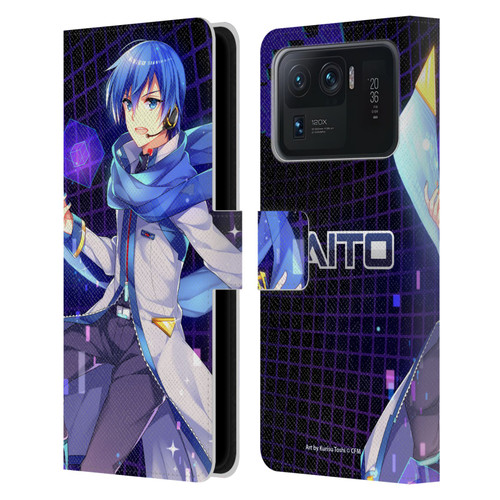 Hatsune Miku Characters Kaito Leather Book Wallet Case Cover For Xiaomi Mi 11 Ultra