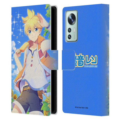Hatsune Miku Characters Kagamine Len Leather Book Wallet Case Cover For Xiaomi 12