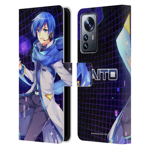 Hatsune Miku Characters Kaito Leather Book Wallet Case Cover For Xiaomi 12 Pro