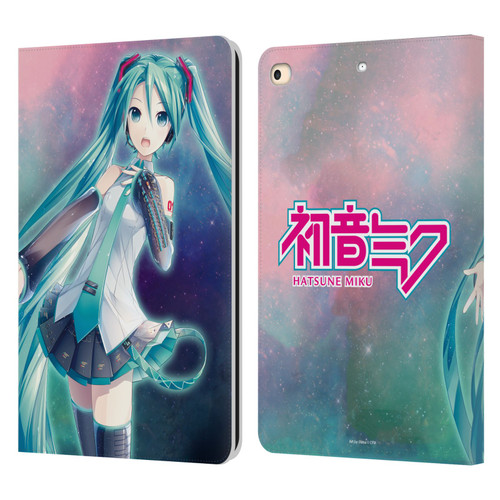 Hatsune Miku Graphics Nebula Leather Book Wallet Case Cover For Apple iPad 9.7 2017 / iPad 9.7 2018