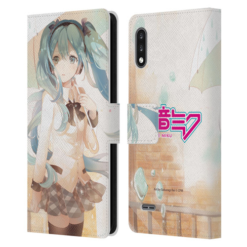 Hatsune Miku Graphics Rain Leather Book Wallet Case Cover For LG K22