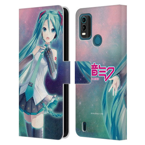 Hatsune Miku Graphics Nebula Leather Book Wallet Case Cover For Nokia G11 Plus