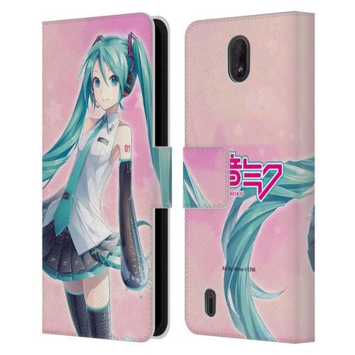 Hatsune Miku Graphics Star Leather Book Wallet Case Cover For Nokia C01 Plus/C1 2nd Edition