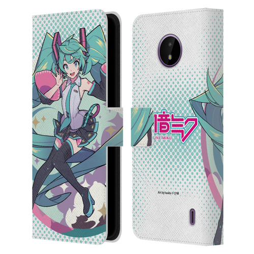 Hatsune Miku Graphics Pastels Leather Book Wallet Case Cover For Nokia C10 / C20