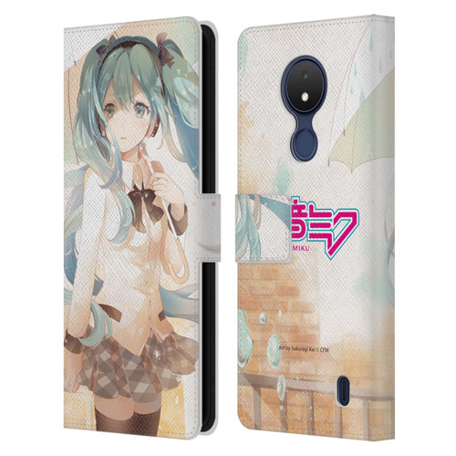 Hatsune Miku Graphics Rain Leather Book Wallet Case Cover For Nokia C21