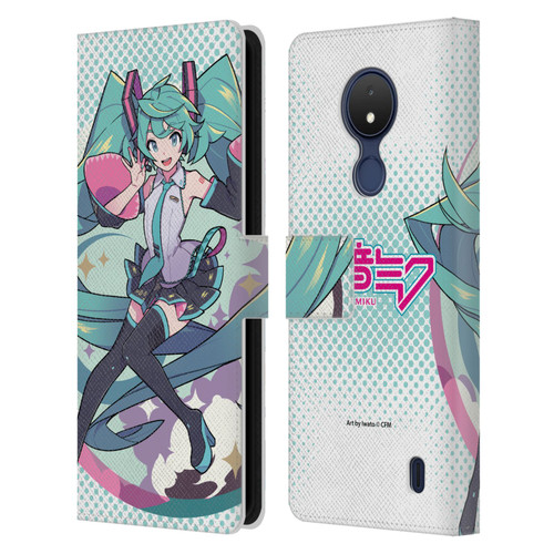 Hatsune Miku Graphics Pastels Leather Book Wallet Case Cover For Nokia C21