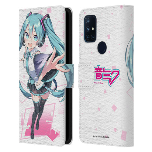 Hatsune Miku Graphics Cute Leather Book Wallet Case Cover For OnePlus Nord N10 5G