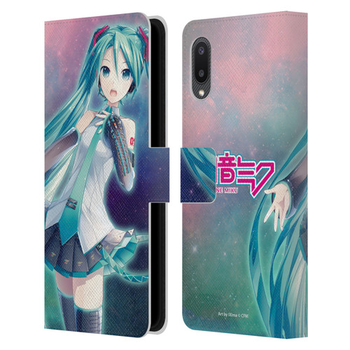 Hatsune Miku Graphics Nebula Leather Book Wallet Case Cover For Samsung Galaxy A02/M02 (2021)