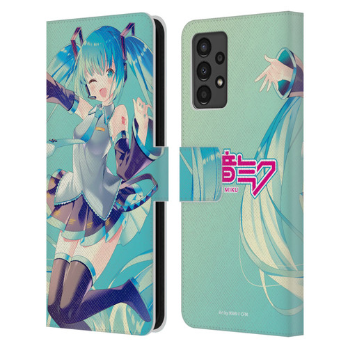 Hatsune Miku Graphics Sing Leather Book Wallet Case Cover For Samsung Galaxy A13 (2022)