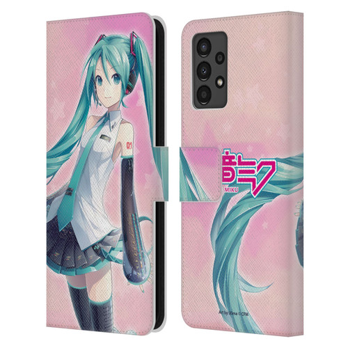 Hatsune Miku Graphics Star Leather Book Wallet Case Cover For Samsung Galaxy A13 (2022)