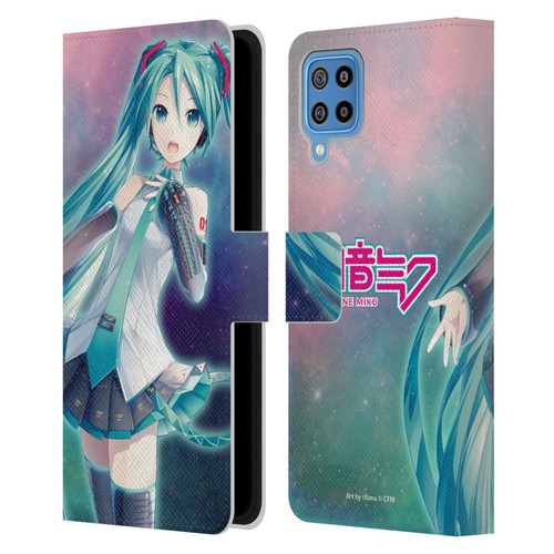 Hatsune Miku Graphics Nebula Leather Book Wallet Case Cover For Samsung Galaxy F22 (2021)