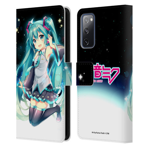 Hatsune Miku Graphics Night Sky Leather Book Wallet Case Cover For Samsung Galaxy S20 FE / 5G