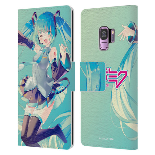 Hatsune Miku Graphics Sing Leather Book Wallet Case Cover For Samsung Galaxy S9