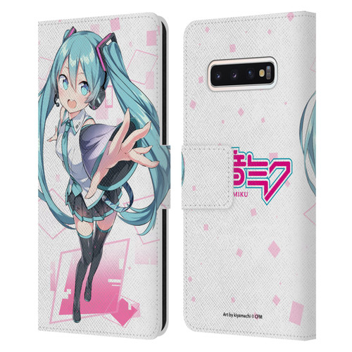 Hatsune Miku Graphics Cute Leather Book Wallet Case Cover For Samsung Galaxy S10