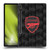 Arsenal FC Crest and Gunners Logo Black Soft Gel Case for Samsung Galaxy Tab S8 Plus