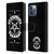 Motley Crue Logos Pentagram And Skull Leather Book Wallet Case Cover For Apple iPhone 12 Pro Max