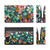 Ninola Assorted Colourful Petals Green Vinyl Sticker Skin Decal Cover for Nintendo Switch Console & Dock