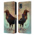 Jena DellaGrottaglia Animals Crow Leather Book Wallet Case Cover For Nokia C2 2nd Edition