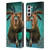 Jena DellaGrottaglia Animals Bear Leather Book Wallet Case Cover For Samsung Galaxy S21+ 5G