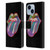 The Rolling Stones Graphics Watercolour Tongue Leather Book Wallet Case Cover For Apple iPhone 14 Plus