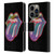 The Rolling Stones Graphics Watercolour Tongue Leather Book Wallet Case Cover For Apple iPhone 14 Pro