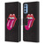 The Rolling Stones Graphics Pink Tongue Leather Book Wallet Case Cover For OPPO Reno 4 5G
