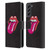 The Rolling Stones Graphics Pink Tongue Leather Book Wallet Case Cover For Samsung Galaxy S21 FE 5G