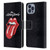 The Rolling Stones Key Art Tongue Classic Leather Book Wallet Case Cover For Apple iPhone 14