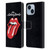 The Rolling Stones Key Art Tongue Classic Leather Book Wallet Case Cover For Apple iPhone 14 Plus
