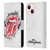 The Rolling Stones Licks Collection Distressed Look Tongue Leather Book Wallet Case Cover For Apple iPhone 13 Mini