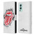 The Rolling Stones Licks Collection Distressed Look Tongue Leather Book Wallet Case Cover For OnePlus Nord 2 5G