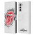 The Rolling Stones Licks Collection Distressed Look Tongue Leather Book Wallet Case Cover For Samsung Galaxy S21+ 5G
